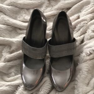 Silver Jessica Simpson Heels